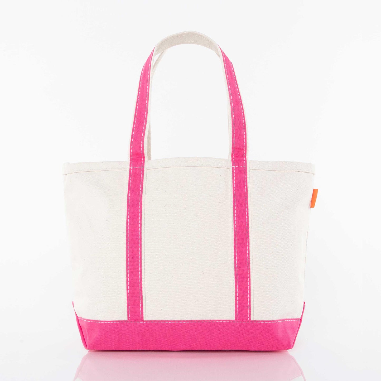 Medium Boat Tote: Hot Pink