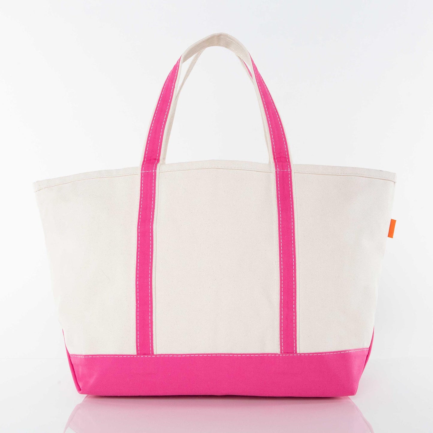 Large Boat Tote: Hot Pink