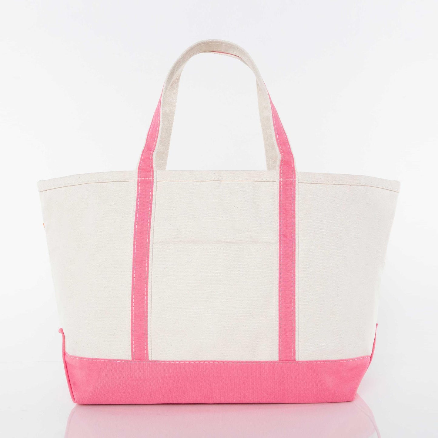 Large Boat Tote: Coral