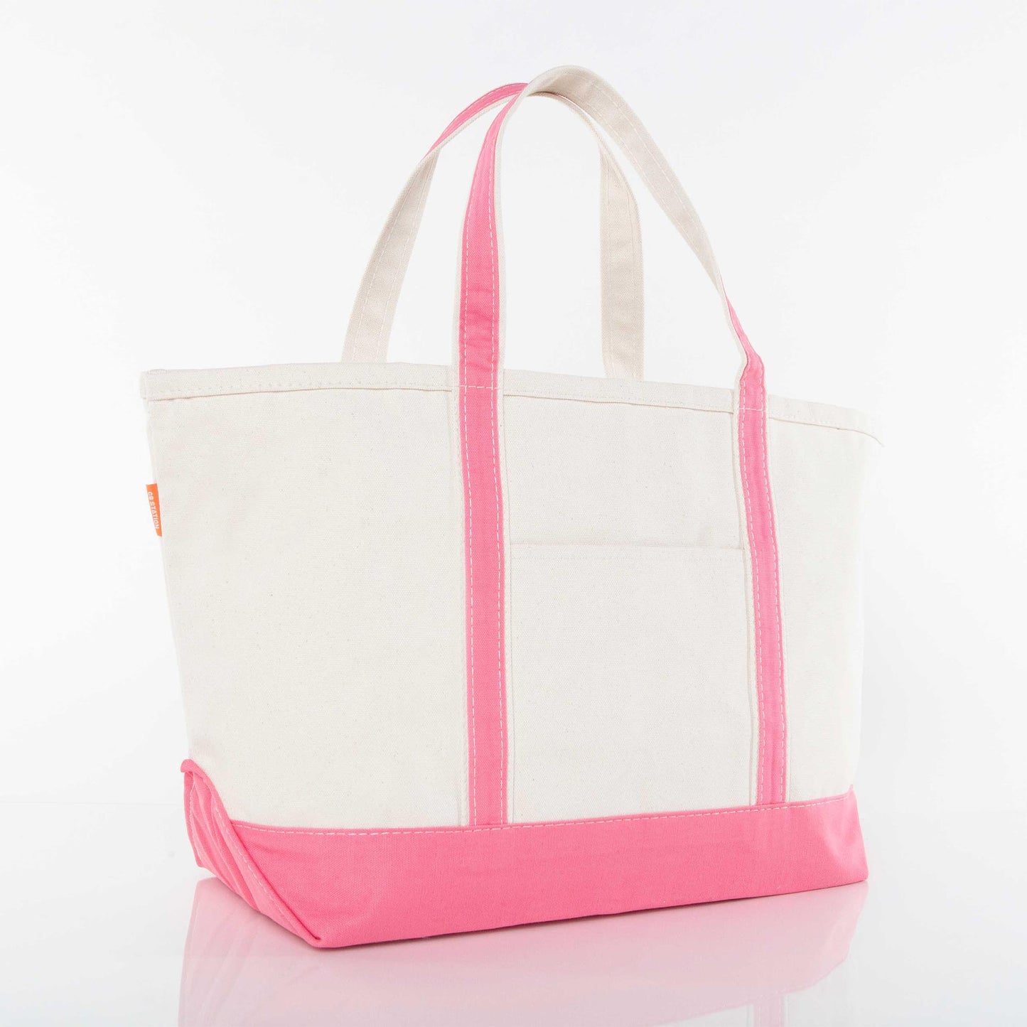 Large Boat Tote: Coral