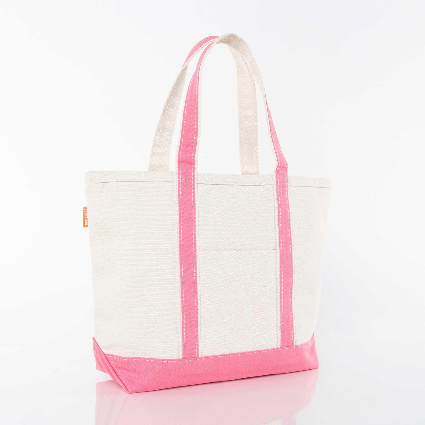 Medium Boat Tote: Coral